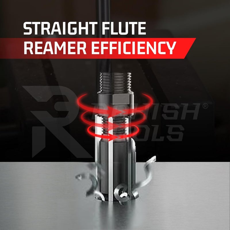 RAHISH TOOLS Adjustable Hand Reamer Tool H1 to H10 Sizes - 3/8" to 15/16” Reaming Tool for Precise Hole Finishing with Carbon Steel Blades - Hand Tools Reamers for Metal & Wood - 9.52mm - 23.81mm - Image 4
